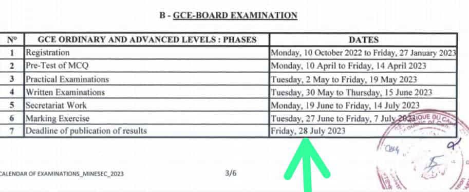 official examination program
